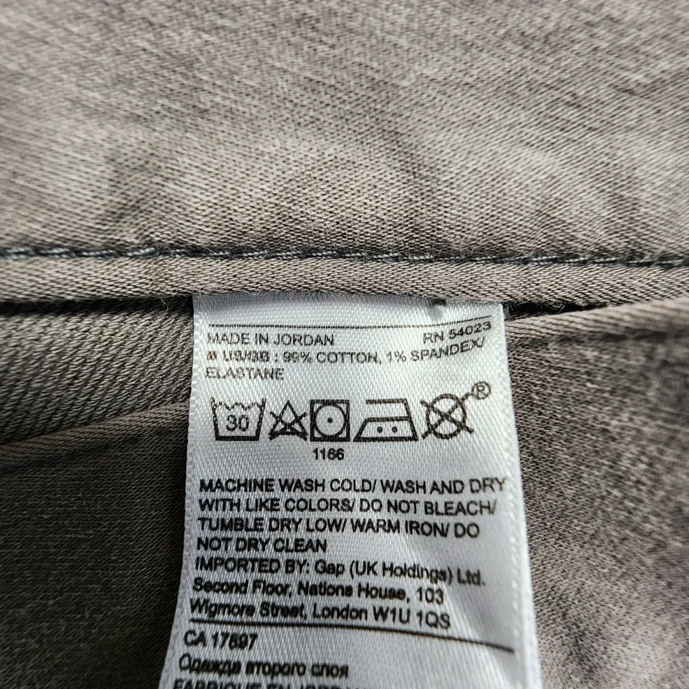 Banana Republic The Traveler Slim Pants 31x34 (Fits as 30x33) Stretch Grey‎ READ